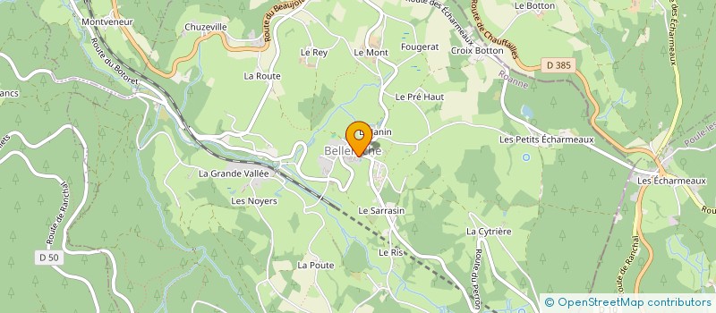 localisation de l'entreprise COMMUNE DE BELLEROCHE  BELLEROCHE