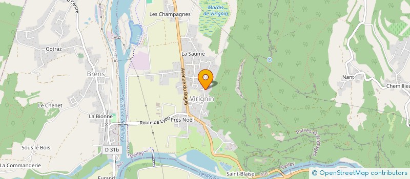 localisation de l'entreprise COMMUNE DE BELLEY à BELLEY