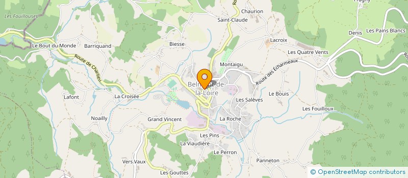 localisation de l'entreprise COMMUNE DE BELMONT DE LA LOIRE  BELMONT-DE-LA-LOIRE