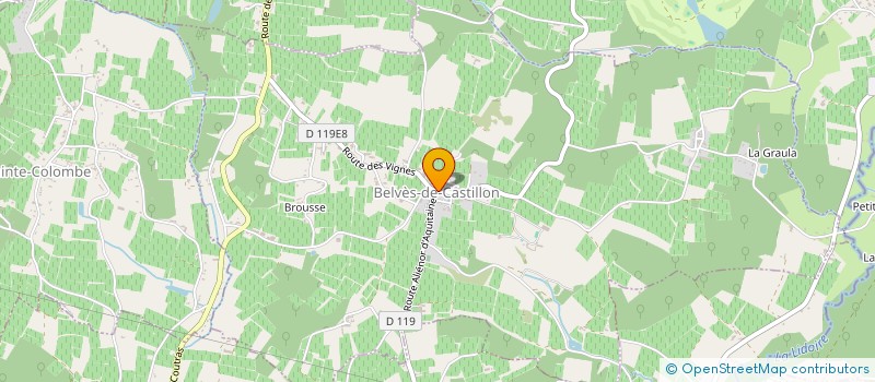 localisation de l'entreprise COMMUNE DE BELVES DE CASTILLON  BELVES-DE-CASTILLON