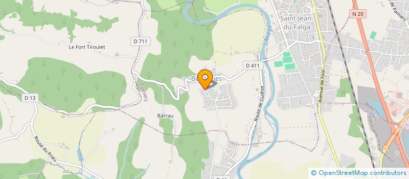 localisation de l'entreprise COMMUNE DE BENAGUES à BENAGUES