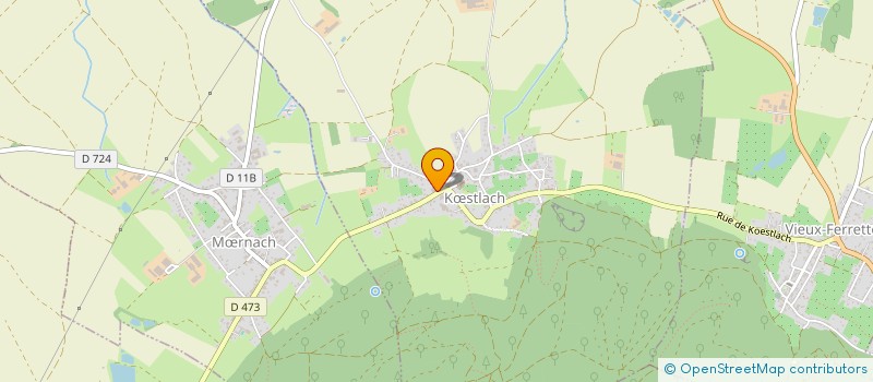 localisation de l'entreprise COMMUNE DE BENDORF  BENDORF