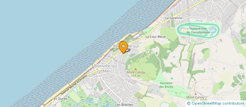 localisation de l'entreprise COMMUNE DE BENERVILLE SUR MER  BENERVILLE-SUR-MER