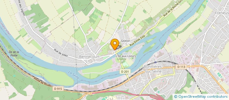 localisation de l'entreprise COMMUNE DE BENNECOURT  BENNECOURT