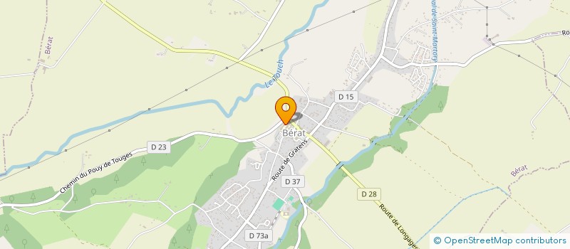 localisation de l'entreprise COMMUNE DE BERAT à BERAT