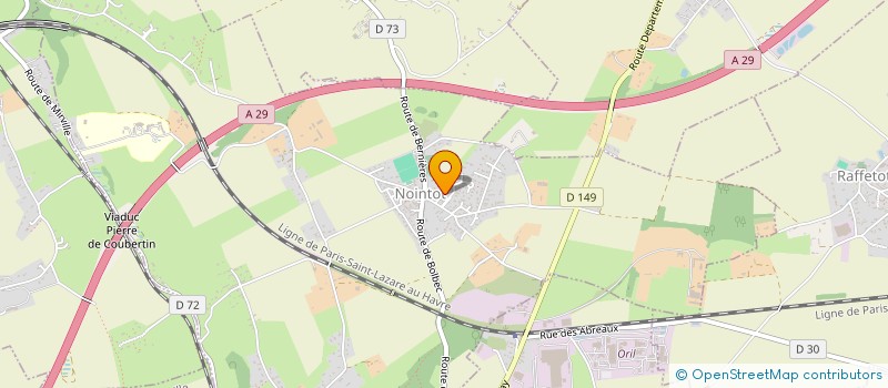 localisation de l'entreprise COMMUNE DE BERNIERES  BERNIERES