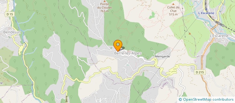 localisation de l'entreprise COMMUNE DE BERRE DES ALPES à BERRE-LES-ALPES