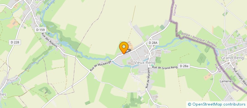 localisation de l'entreprise COMMUNE DE BERSILLIES à BERSILLIES