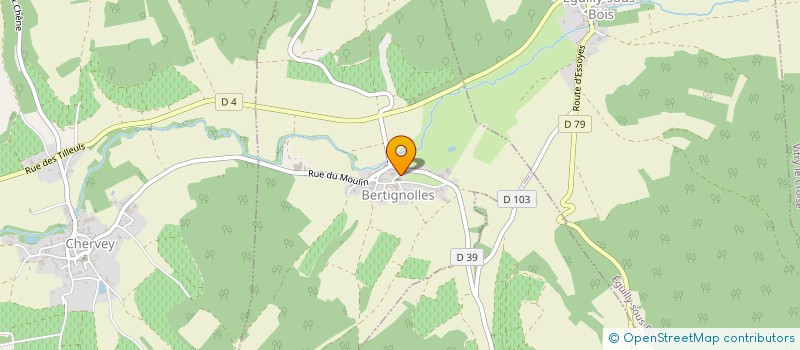 localisation de l'entreprise COMMUNE DE BERTIGNOLLES  BERTIGNOLLES