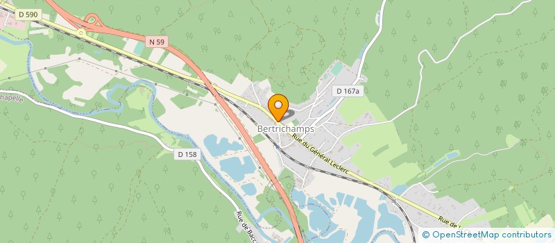 localisation de l'entreprise COMMUNE DE BERTRICHAMPS  BERTRICHAMPS