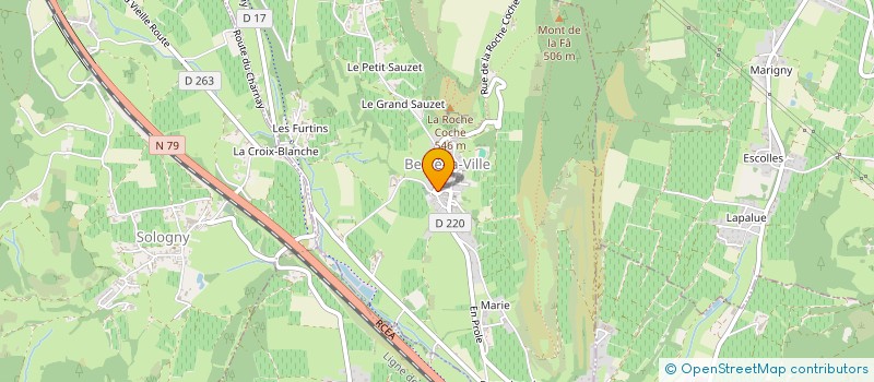 localisation de l'entreprise COMMUNE DE BERZE LA VILLE  BERZE-LA-VILLE