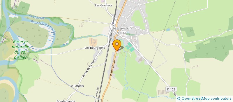 localisation de l'entreprise COMMUNE DE BESSAY SUR ALLIER à BESSAY-SUR-ALLIER