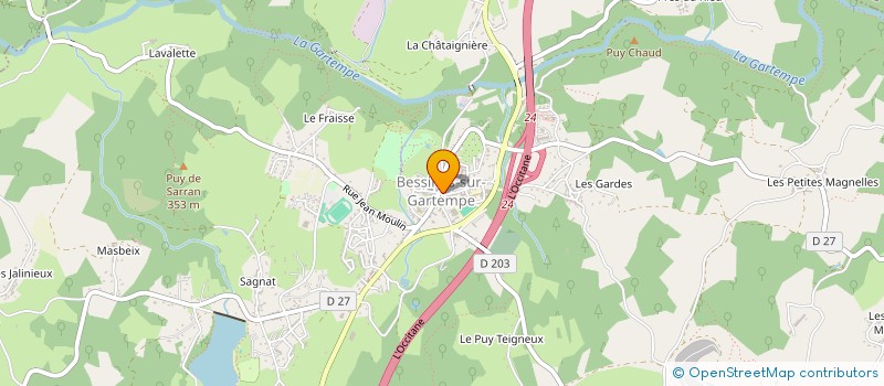 localisation de l'entreprise COMMUNE DE BESSINES SUR GARTEMPE à BESSINES-SUR-GARTEMPE