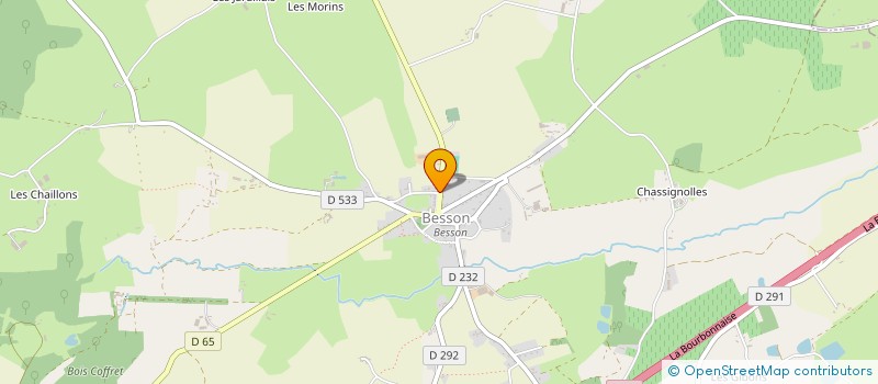 localisation de l'entreprise COMMUNE DE BESSON à BESSON