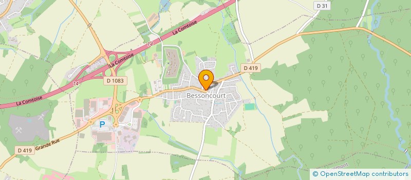 localisation de l'entreprise COMMUNE DE BESSONCOURT à BESSONCOURT