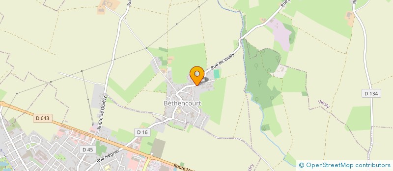 localisation de l'entreprise COMMUNE DE BETHENCOURT  BETHENCOURT