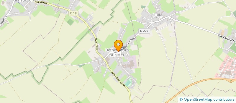 localisation de l'entreprise COMMUNE DE BETHENCOURT SUR MER  BETHENCOURT-SUR-MER