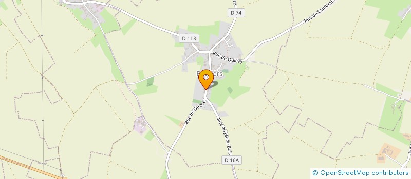 localisation de l'entreprise COMMUNE DE BEVILLERS à BEVILLERS