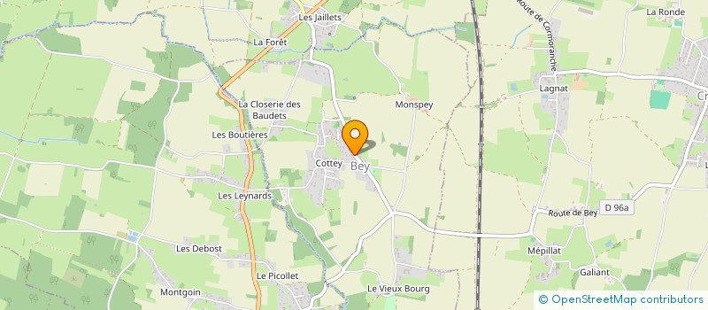 localisation de l'entreprise COMMUNE DE BEY  BEY