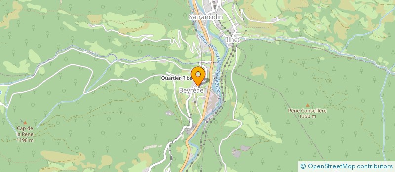 localisation de l'entreprise COMMUNE DE BEYREDE-JUMET-CAMOUS à BEYREDE-JUMET-CAMOUS