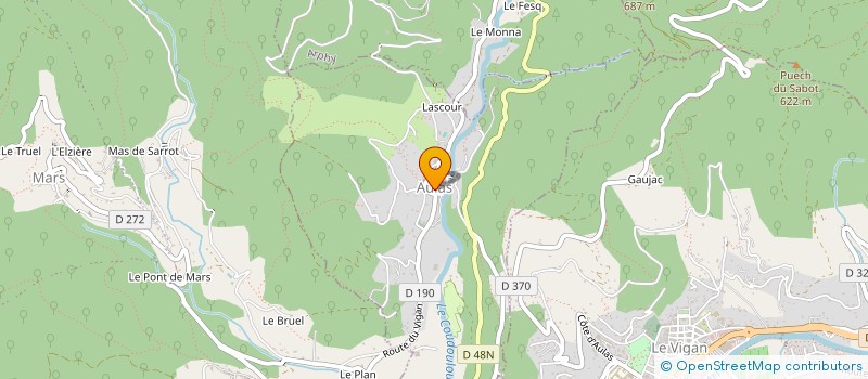 localisation de l'entreprise COMMUNE DE BEZ-ET-ESPARON  BEZ-ET-ESPARON