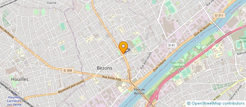 localisation de l'entreprise COMMUNE DE BEZONS à BEZONS