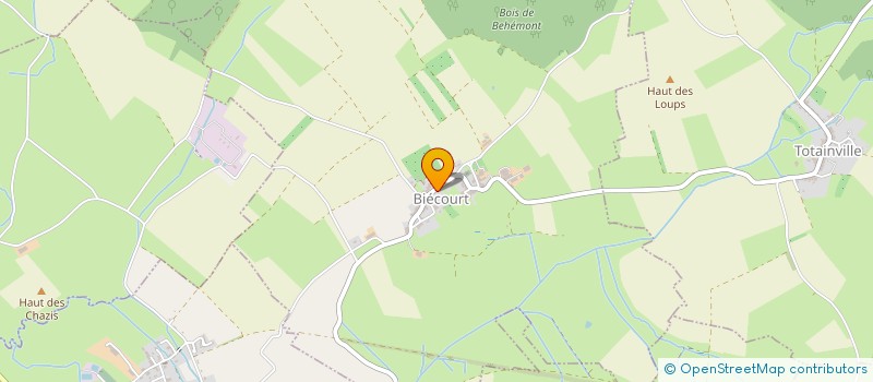 localisation de l'entreprise COMMUNE DE BIECOURT  BIECOURT