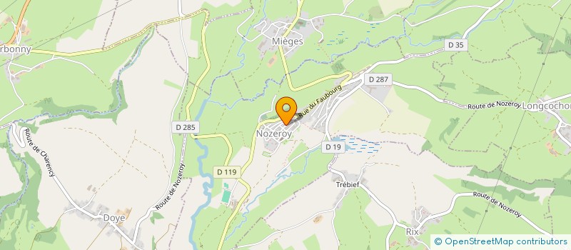 localisation de l'entreprise COMMUNE DE BIEF-DU-FOURG  BIEF-DU-FOURG