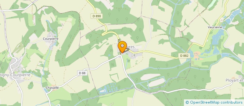 localisation de l'entreprise COMMUNE DE BIEVRES  BIEVRES