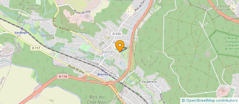 localisation de l'entreprise COMMUNE DE BIEVRES à BIEVRES