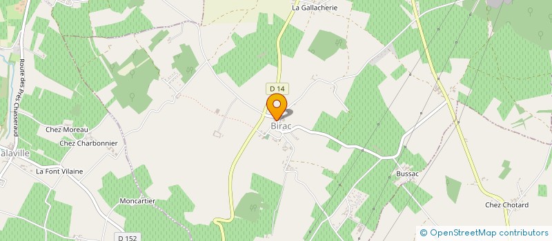 localisation de l'entreprise COMMUNE DE BIRAC à BIRAC