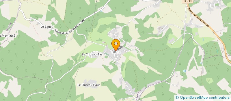 localisation de l'entreprise COMMUNE DE BIRAS  BIRAS