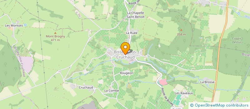 localisation de l'entreprise COMMUNE DE BISSEY-SOUS-CRUCHAUD  BISSEY-SOUS-CRUCHAUD