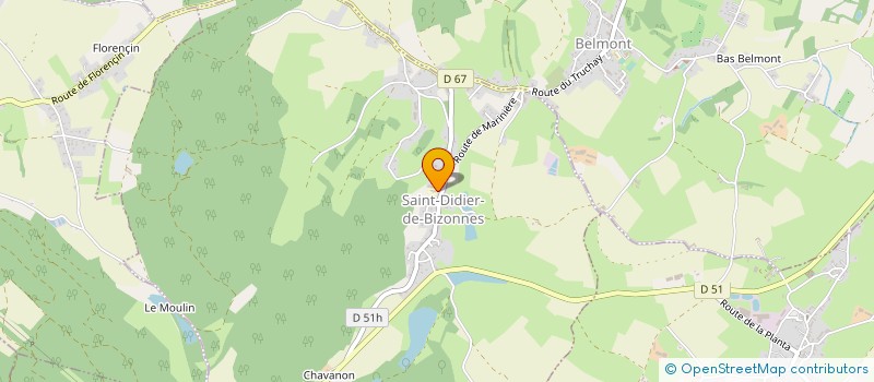 localisation de l'entreprise COMMUNE DE BIZONNES  BIZONNES