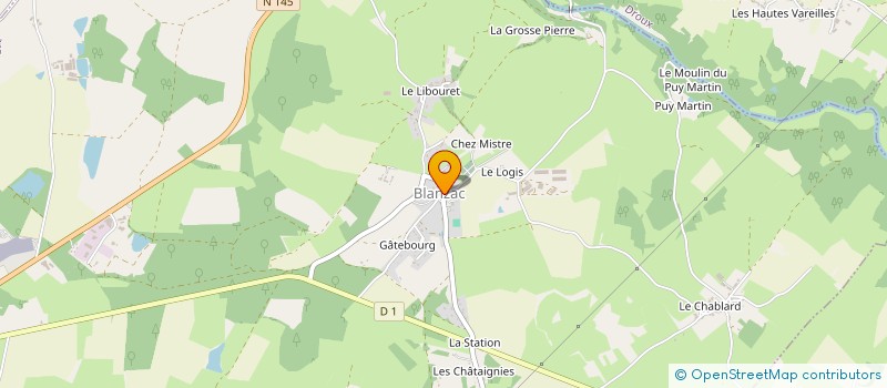 localisation de l'entreprise COMMUNE DE BLANZAC à BLANZAC