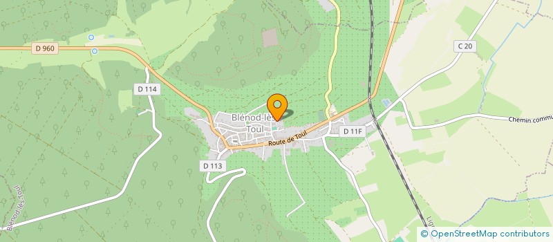 localisation de l'entreprise COMMUNE DE BLENOD LES TOUL à BLENOD-LES-TOUL