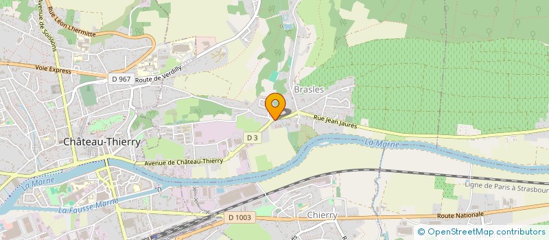 localisation de l'entreprise COMMUNE DE BLESMES  BLESMES