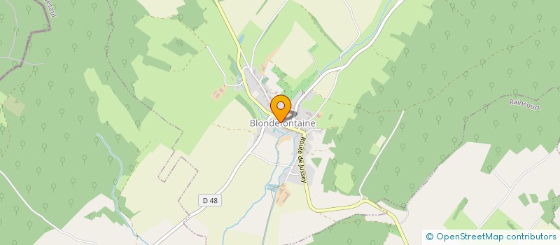 localisation de l'entreprise COMMUNE DE BLONDEFONTAINE  BLONDEFONTAINE