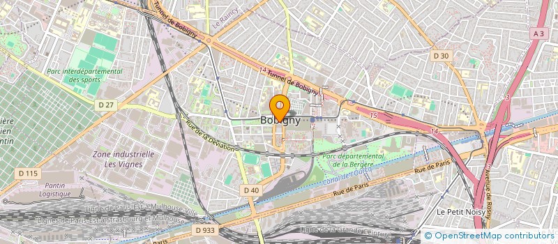localisation de l'entreprise COMMUNE DE BOBIGNY à BOBIGNY