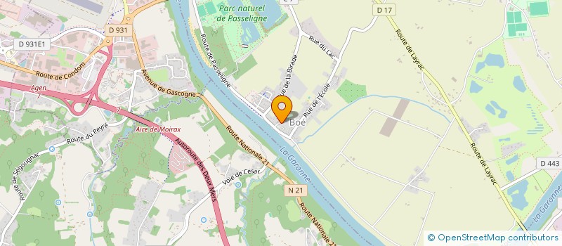 localisation de l'entreprise COMMUNE DE BOE à BOE