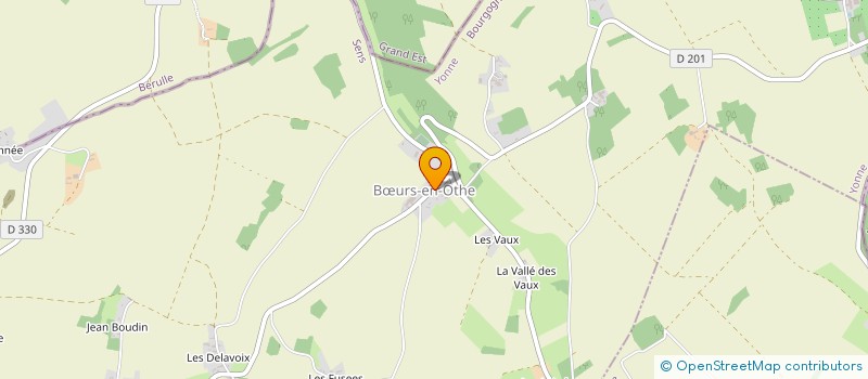 localisation de l'entreprise COMMUNE DE BOEURS EN OTHE  BURS-EN-OTHE