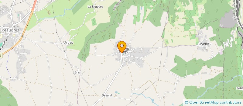 localisation de l'entreprise COMMUNE DE BOGY  BOGY