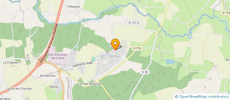 localisation de l'entreprise COMMUNE DE BOHAL à BOHAL