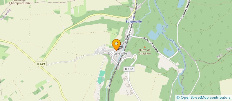 localisation de l'entreprise COMMUNE DE BOIGNEVILLE  BOIGNEVILLE