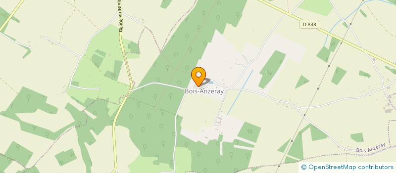 localisation de l'entreprise COMMUNE DE BOIS ANZERAY  BOIS-ANZERAY