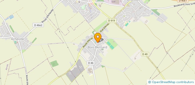 localisation de l'entreprise COMMUNE DE BOIS BERNARD  BOIS-BERNARD