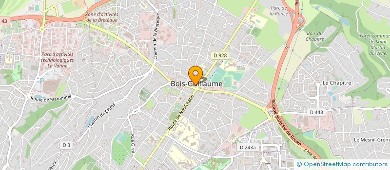 localisation de l'entreprise COMMUNE DE BOIS GUILLAUME à BOIS-GUILLAUME