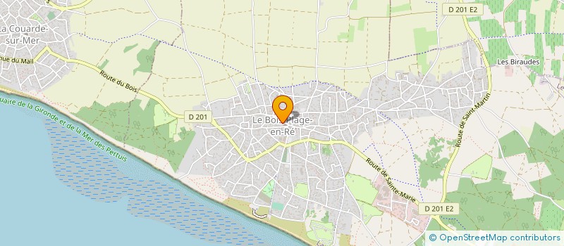 localisation de l'entreprise COMMUNE DE BOIS PLAGE EN RE  LE BOIS-PLAGE-EN-RE