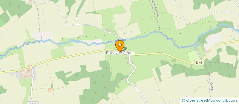 localisation de l'entreprise COMMUNE DE BOISSY LE REPOS  BOISSY-LE-REPOS