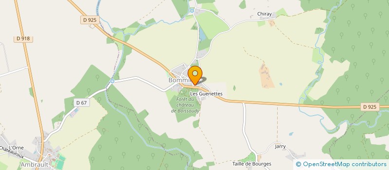 localisation de l'entreprise COMMUNE DE BOMMIERS à BOMMIERS